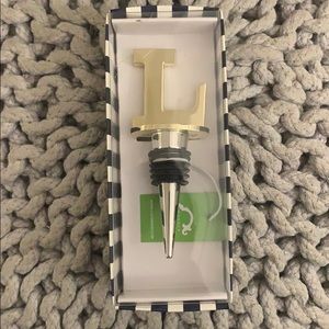 C. Wonder “L” Monogram Wine Stopper